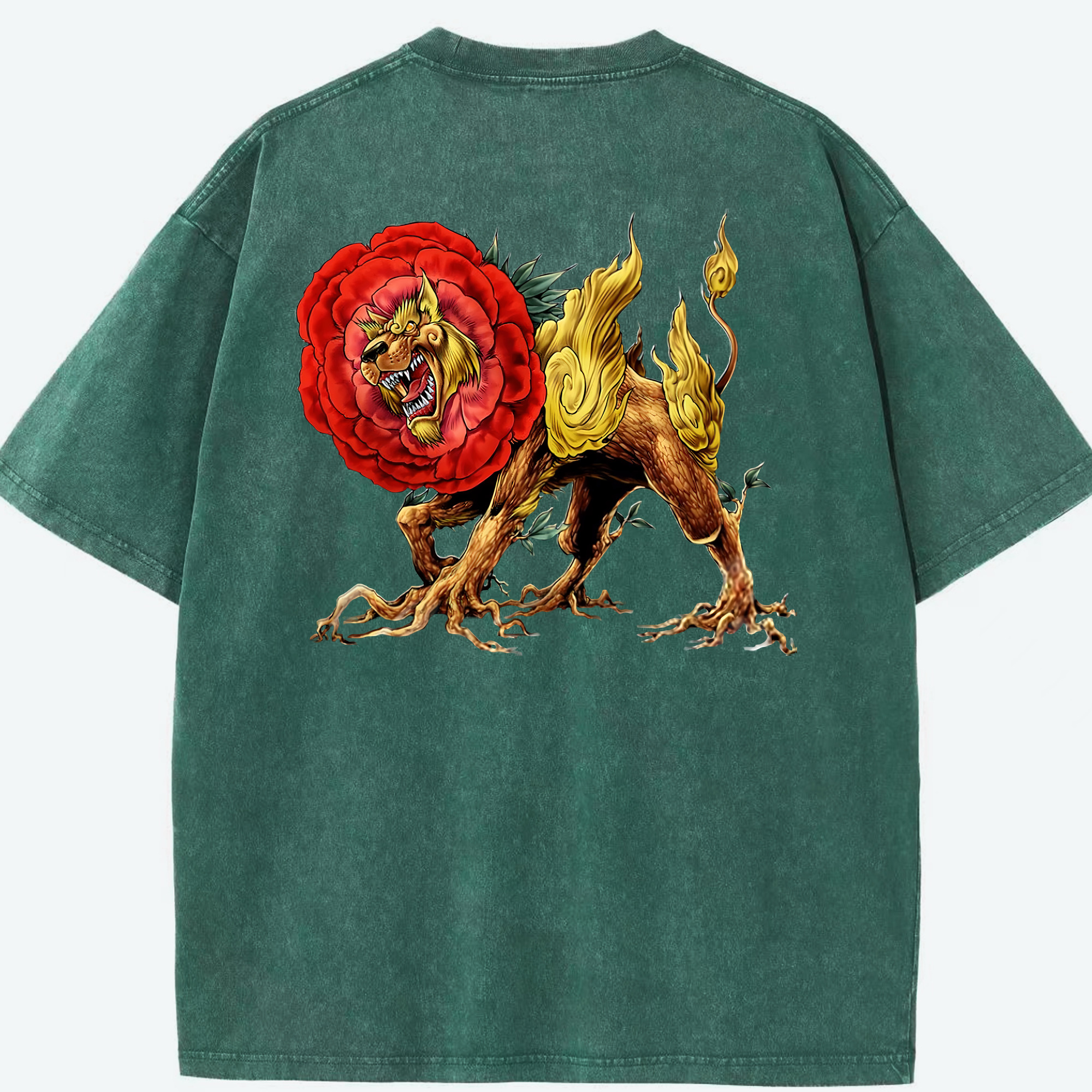 （画像用） 遊☆戯☆王 Yu-Gi-Oh! 綿100% ヴィンテージ風 半袖Tシャツ（背面プリント）